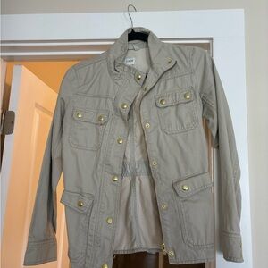 J.Crew Beige Utility Jacket